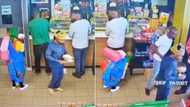 Granny sees man drop cash, picks it up and immediately balls out in store leaving Mzansi in tears