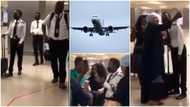 Cute moment as passengers clap for female pilot who landed plane in bad weather