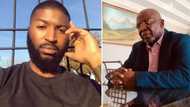 Lerato and his real dad Jerry Mofokeng wa Makhetha bag roles of father and son in new drama series 'Isibopho'