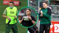 Springboks coach Rassie Erasmus shows off impressive rugby skills ahead of match against Ireland