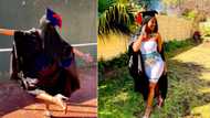 Aww: Stunning lady bags degree in record time, Mzansi wishes her well