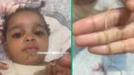 TikTok video shows toddler chilling with thread in nose, heroic mom takes care of hazard and kid has SA amused