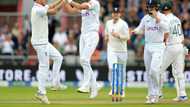 Anderson strikes before Crawley and Bairstow hold firm against South Africa