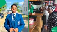 "That's our grandma now": 85-year-old gogo celebrates her birthday with cute moves at Spur, SA moved
