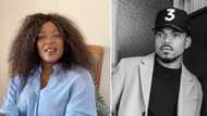 Rami Chuene chills with Chance The Rapper, actress posts pic with US rapper, SA reacts: "Coolest man on earth"