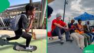 A group of Soweto boys transformed the street into their playground as they skated behind a rubbish truck