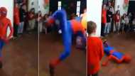 Mzansi laughs at video of Spiderman’s birthday stunt gone horribly wrong