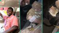 Taxi driver discovers huge bag of money in his car, Facebook video has peeps in awe as he returns it