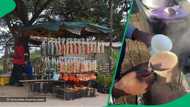 Man's hot porridge hutsle at roadside in TikTok video leaves South Africa split over price
