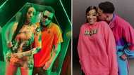 AKA and Nadia Nakai drop cute blended family photo for Christmas, Mzansi peeps love the adorable outfits