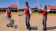 Video of schoolboy's sassy dance to amapiano beat leaves Mzansi in awe: "We need a rematch with Sarafina"