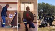 South African school groundskeeper takes TikTok users to work with him, beautiful clip touches hearts