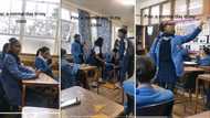 Video of chaotic pupils in classroom leaves South Africans stunned: "Each section has its own thing going on"