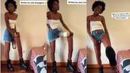 "She still looks beautiful": Lady with one leg flaunts artificial limb in video, netizens hail her