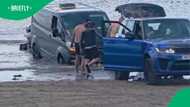 Luxury Range Rover worth nearly R3 million swallowed by the sea during rescue attempt