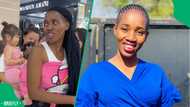 "Look, it has a baby": Chinese locals fascinated by African woman and her baby at a Beijing mall