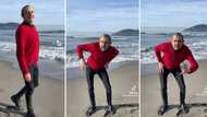 Mr Bean's lookalike cracks his bones at the beach, video gets123 million views on TikTok
