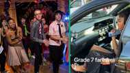 Student slays Grade 7 farewell, Mzansi amazed by extravagant display in TikTok video