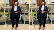 Legal eagle finally ready to practice: Stunning lady celebrates becoming lawyer