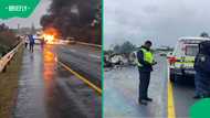 6 dead in N2 head-on collision near Mooiplaas as winter rains hamper rescue
