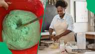 "After traumatising pap, they are targeting magwenya now": Local woman makes green fat cakes