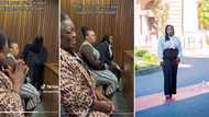 Viral video captures proud aunt crying tears of joy as niece is admitted as an attorney, Mzansi left emotional