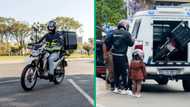 Pretoria deliveryman’s bike ‘arrested’ by Tshwane Metro Police Department in hilarious viral TikTok video