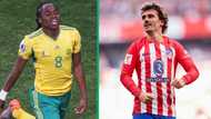 Antoine Griezmann mimicks former Bafana star Siphiwe Tshabalala’s iconic 2010 World Cup dance moves