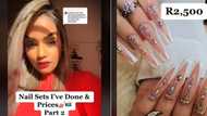 Mzansi in disbelief over supposed price of nail sets by professional, TikTok video claims she "charges" R2.5k