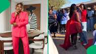 "Beautiful gesture": Grace Mondlana keeps promise and takes learner to matric dance in donated dress
