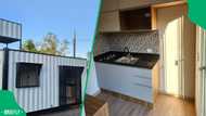 A stylish modern container home for R42K amazes Mzansi