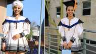 Pretty entrepreneur warms hearts of peeps honouring Xhosa culture at graduation