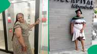 "Impressive": Woman tries on graduation dress again after losing weight, SA reacts