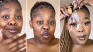 Talented DBN makeup artist's egg-inspired look goes viral, Mzansi falls head-over-heels: "Yoh, you are gorgeous!"