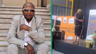 Kenny Kunene says he spent his own money to buy French champagne and Hennessey for Joburg road event