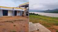 Man builds house by the river, Mzansi blown away by huge project in TikTok video: "Strategic investment"