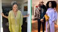 Basetsana Kumalo shines at 50th birthday event in dance video with Romeo Kumalo, Sophie Ndaba and more chuffed