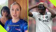 "You're my favourite starboy": Lady begs Osimhen to join Chelsea, vows to take care of him