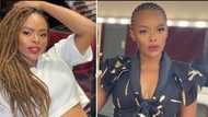 Unathi Nkayi leaves fans drooling after flaunting saucy snaps of her body, SA reacts: "Peach is peaching"