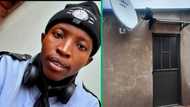 South African young man shares pictures of his humble home, Mzansi cheers him on