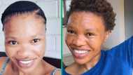 South African woman amazes social media users with her braiding skills in a TikTok video