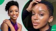 Nandi Madida reacts as fans praise her signature natural hair: "Thank you for the love"