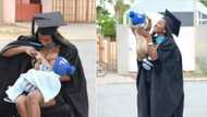 Young mom shares graduation with Mzansi in inspiring photos