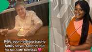 Kind woman makes lonely neighbour's 80th birthday unforgettable with heartwarming celebration