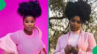 Nkosazana Daughter shows off UK trip and sparks mixed reactions over her outfit: "Stunning look"