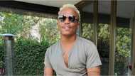 Somizi rocks a stunning look made up of only South African brands