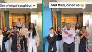 Sandton high school principal does TikTok dance challenge with learners in video, netizen appreciate his vibe