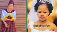 South African woman shares wedding photos of herself as a 17-year-old bride, sparks online debate