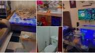 Reactions as young man shares video of his fine 1-room apartment with toilet inside: "Man is clean"