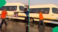 "Ama2k ruined this": Angry taxi driver caught in the middle of a lively township street water fight